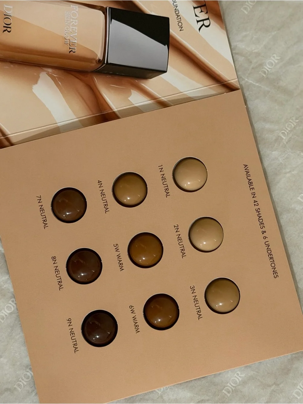 Dior Forever Skin Glow Foundation Kit - 9 Neutral Beige Shades